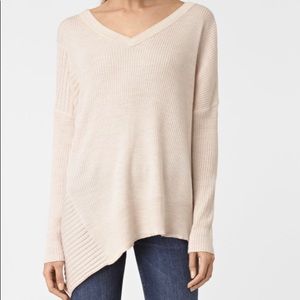 AllSaints Keld 100% Merino Wool Sweater Sz S